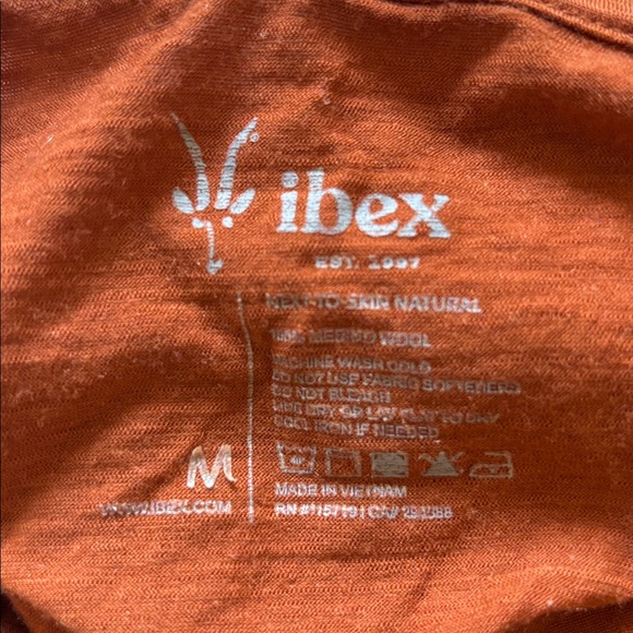 Ibex Burnt Orange Tee - Picture 2 of 4